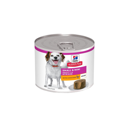 Hills dog wet food for adult  for Adult small and Mini breeds 1 - 6 up to 10 kg - 200 gm