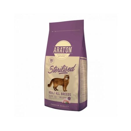 Araton Cat Dry Food Sterilised for Adult with Chicken