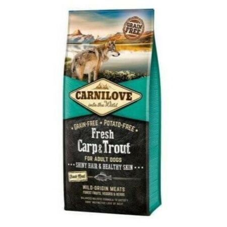 Carnilove Dry Food for Adult Dogs, Carp and Trout, 12kg