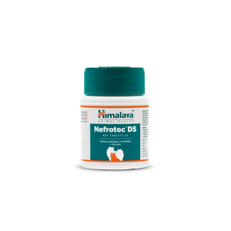 Himalaya Nefrotec DS Vet Diuretic and urinary antiseptic for Dogs and Cats 60 Tabs